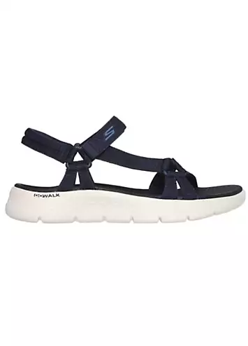 Skechers Navy Go Walk Flex Sublime Sandals | Grattan