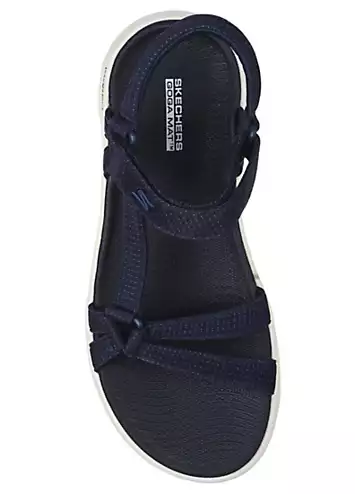 Skechers Navy Go Walk Flex Sublime Sandals | Grattan