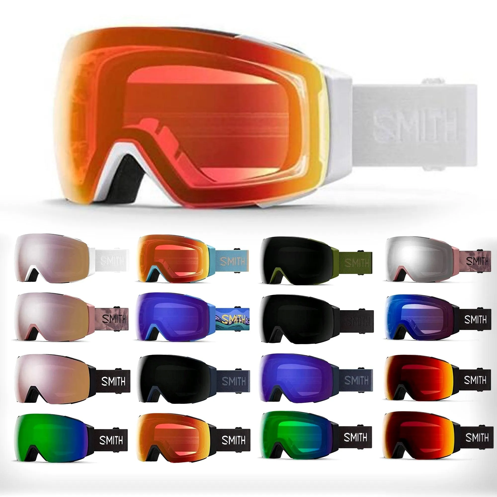 Smith I/O MAG Ski Goggles Snow Goggles Chromapop Lenses Ultra-Wide View + Anti-Fog