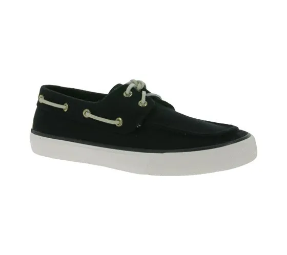 SPERRY Bahama Striper SC Men s Canvas Sneakers with Wave-Siping Technology STS24987 Black