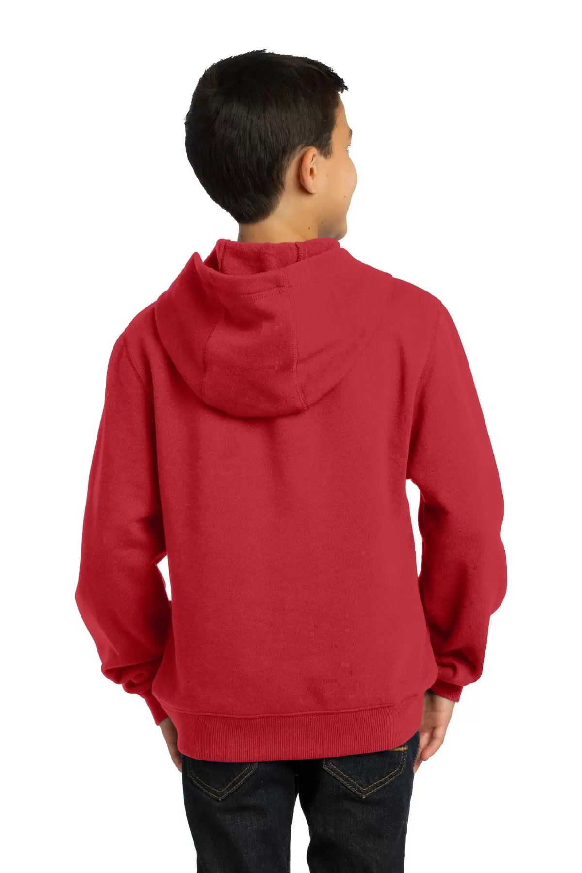 Sport Tek YST254 Sport-Tek Youth Pullover Hooded Sweatshirt SKU: YST254