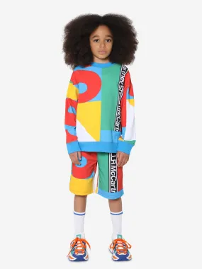 Stella McCartney Boys Short Sports Tracksuit in Multicolour