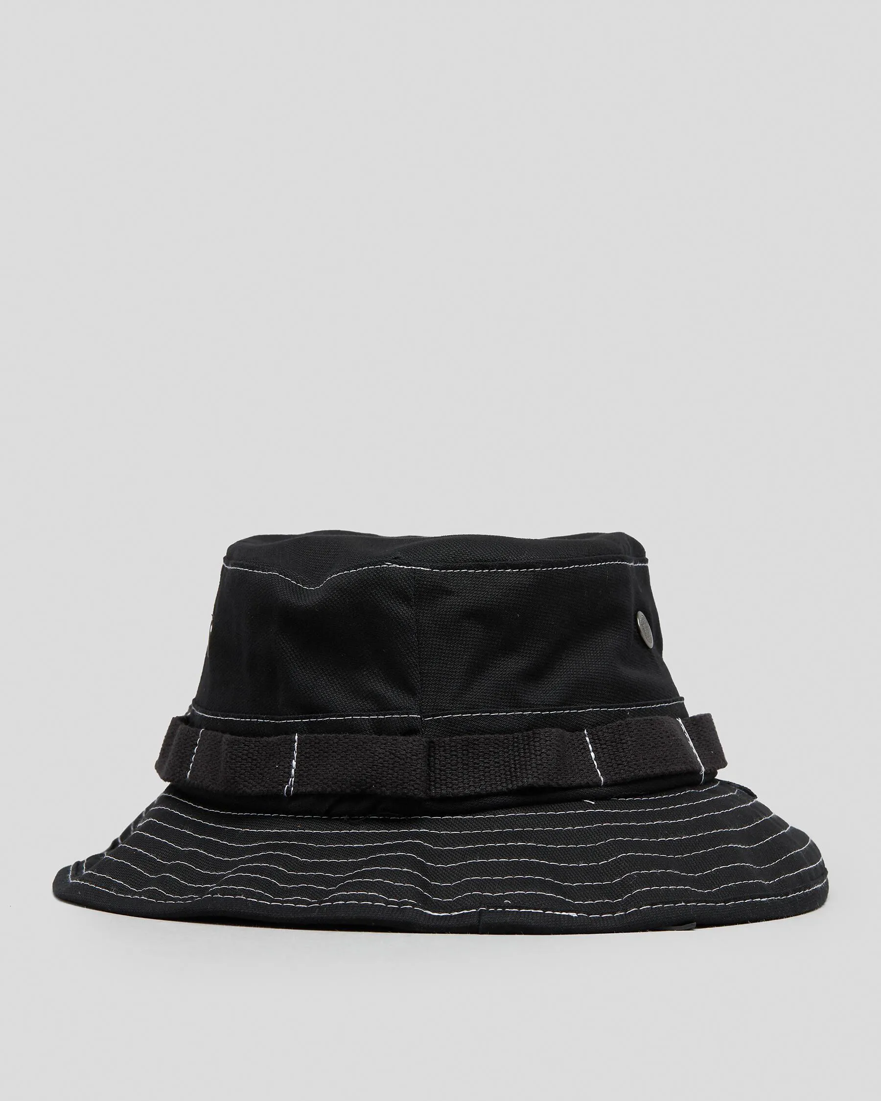 Stussy Contrast Topstitch Boonie Bucket Hat