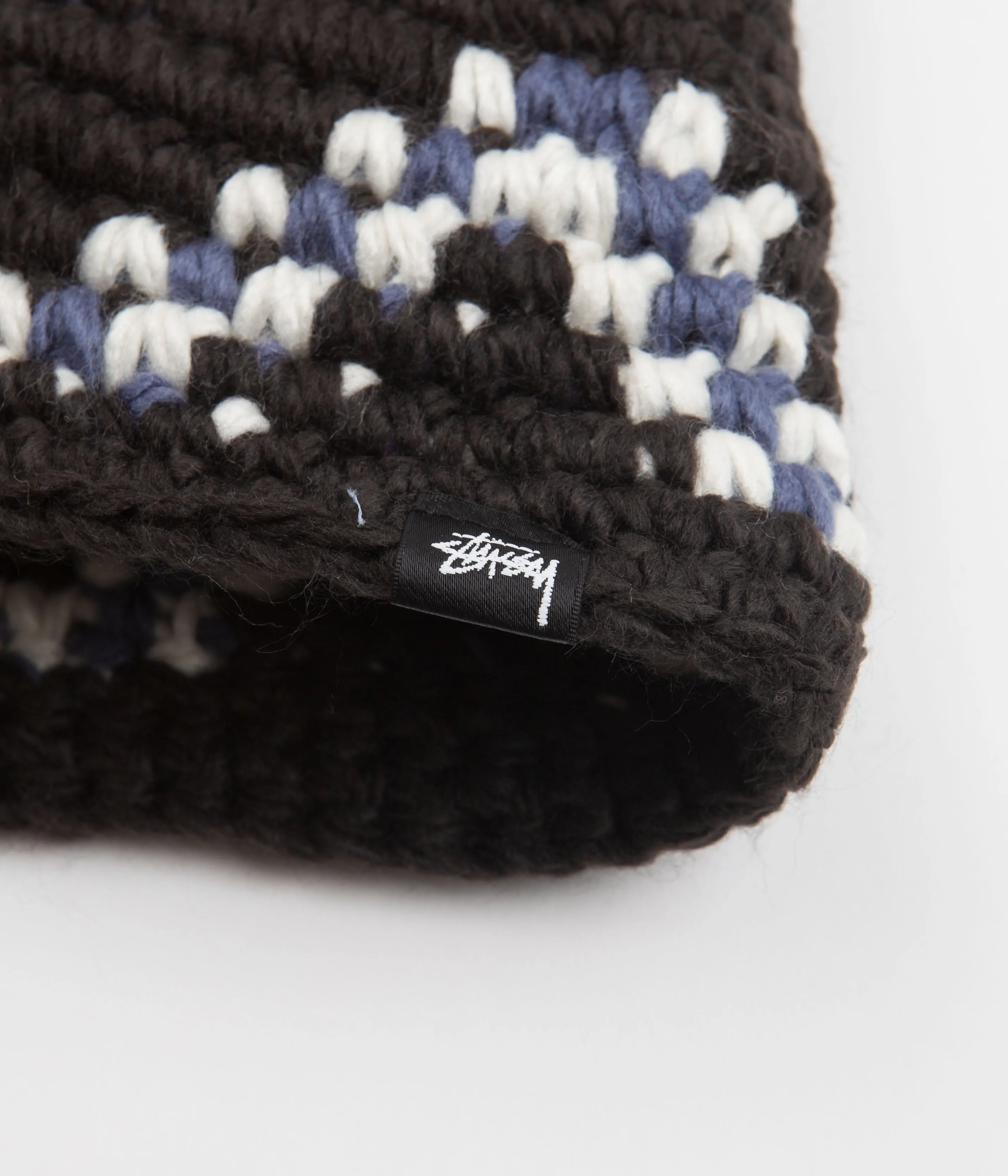 Stussy Giza Knit Bucket Hat - Black