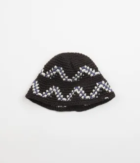 Stussy Giza Knit Bucket Hat - Black