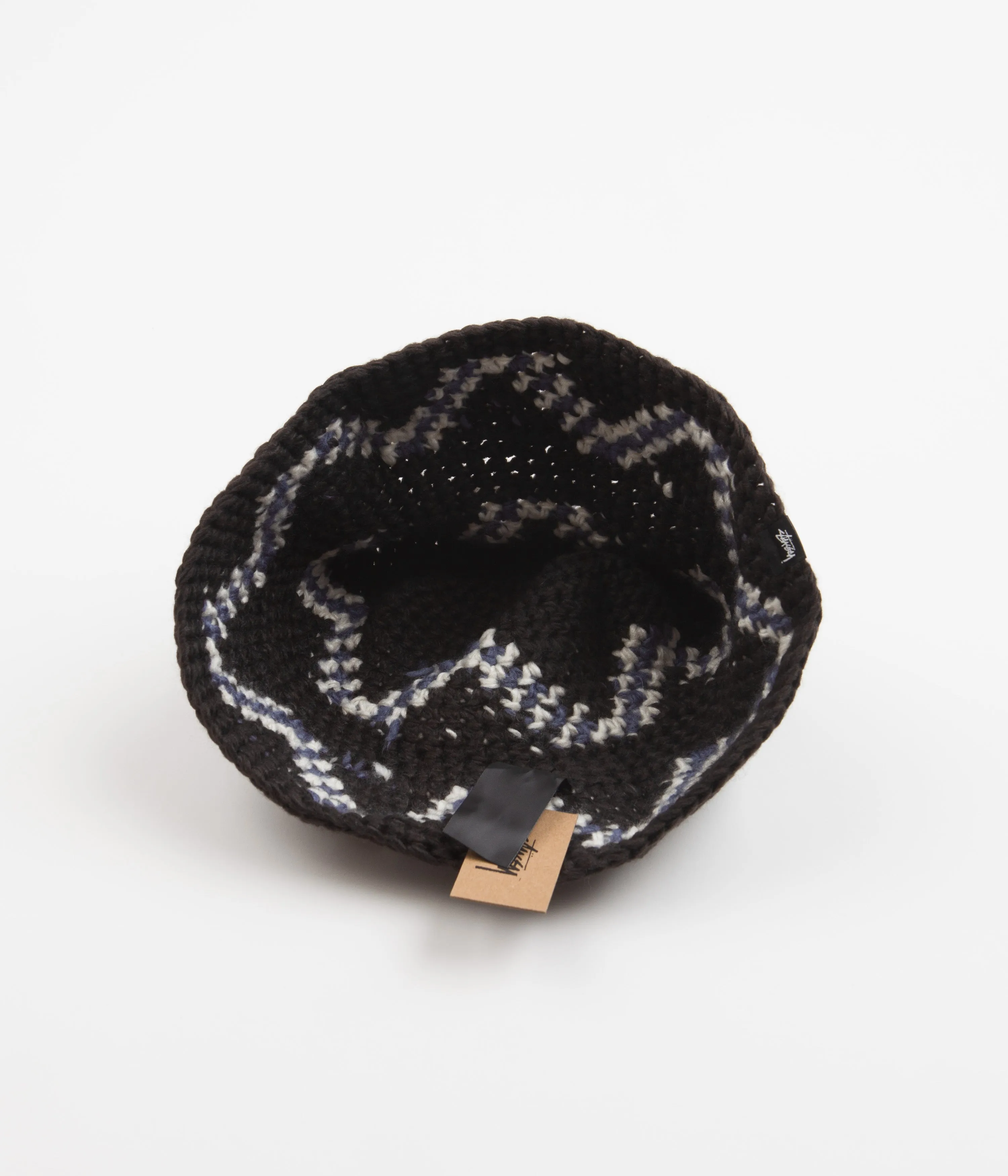 Stussy Giza Knit Bucket Hat - Black