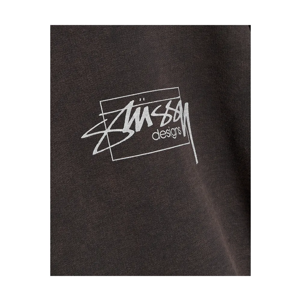 Stüssy Dyed Designs Hoodie Blue 118485_BLK