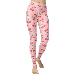 Sweet Cherry Yoga Leggings