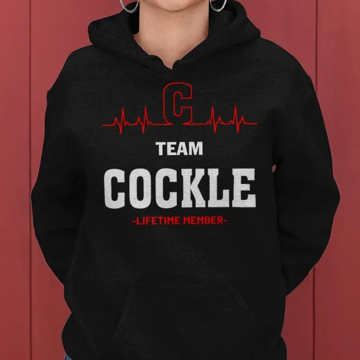 Team Cockle Lifetime Member Cockle Last Name Women Hoodie