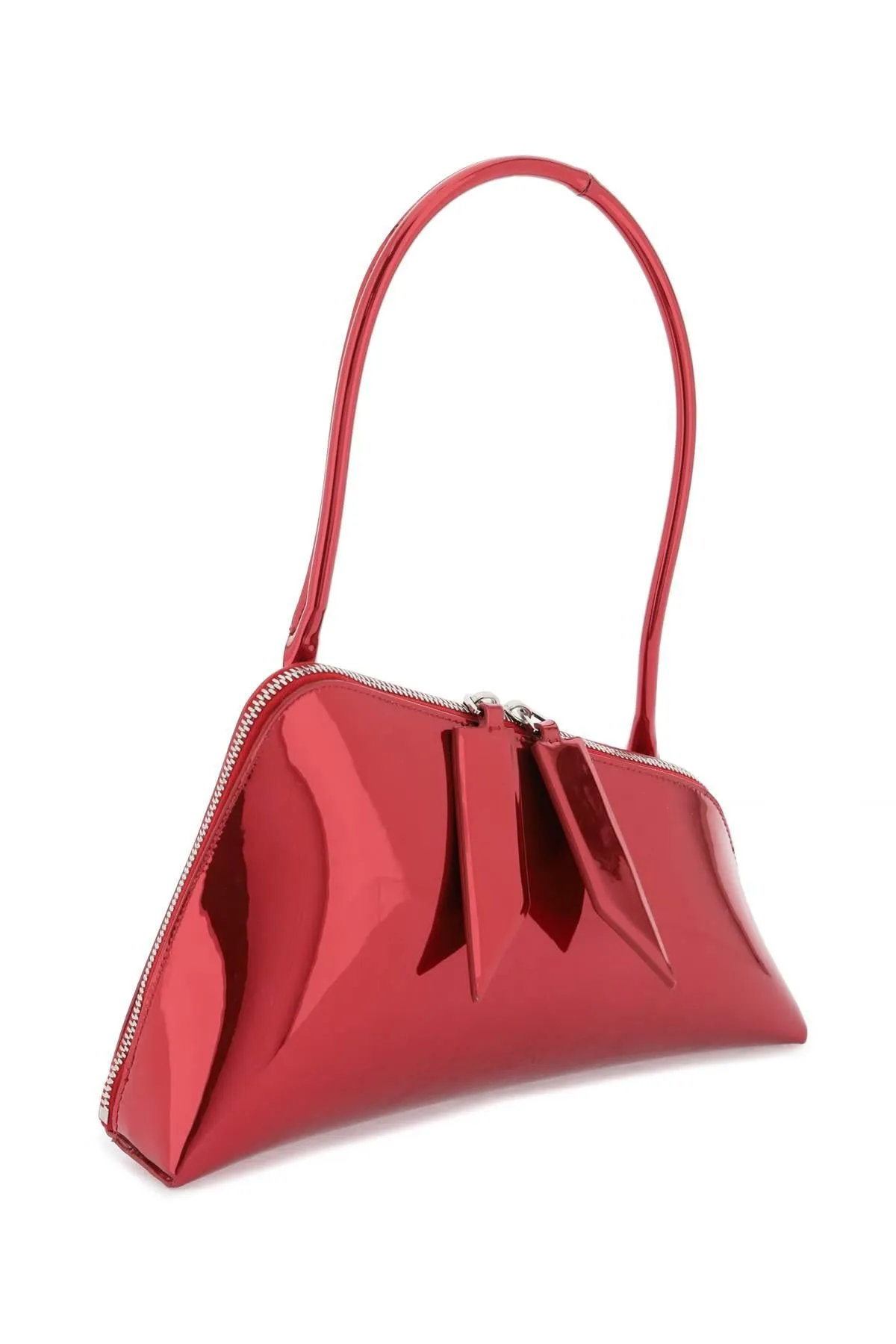 The Attico    The Attico Mirror Effect Sunrise Shoulder Bag