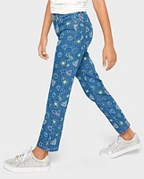 The Children's Place Girls Doodle Straight Jeans