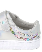 The Children's Place Toddler Girls Holographic Doodle Low Top Sneakers