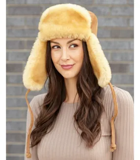 The Lady Yukon Sheepkin Russian Hat: FurHatWorld.com