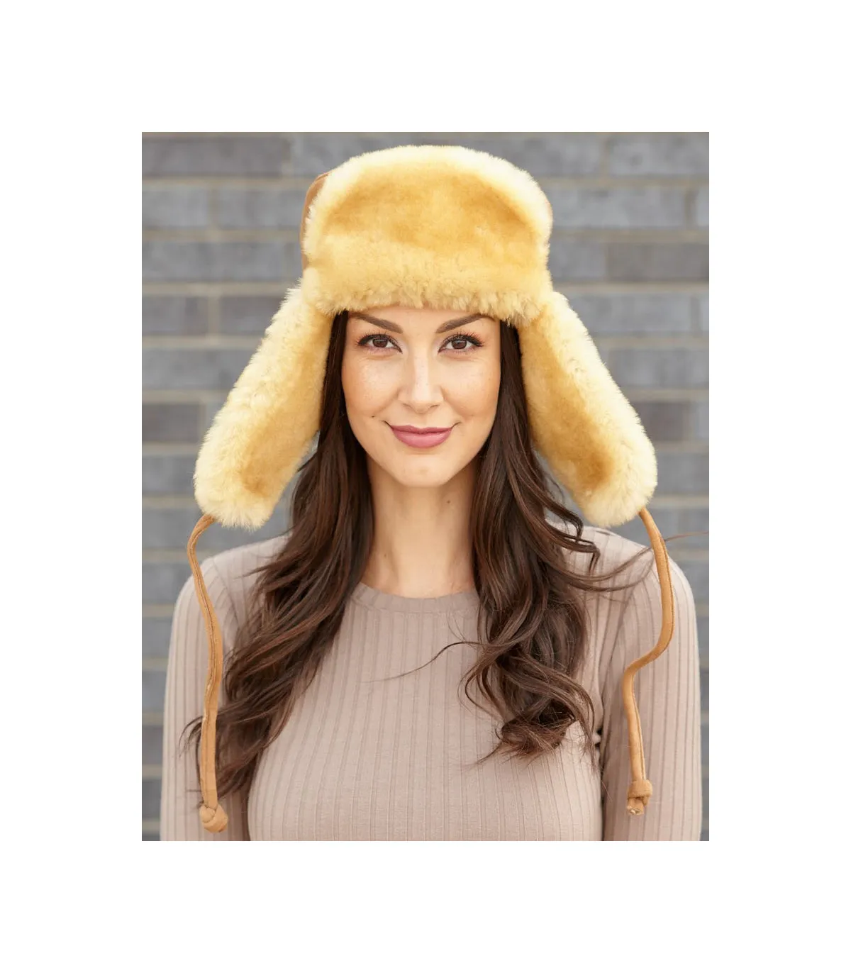 The Lady Yukon Sheepkin Russian Hat: FurHatWorld.com