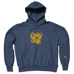 THE QUIET LIFE EMBROIDERED AUSSIE CHAMP HOODIE NAVY