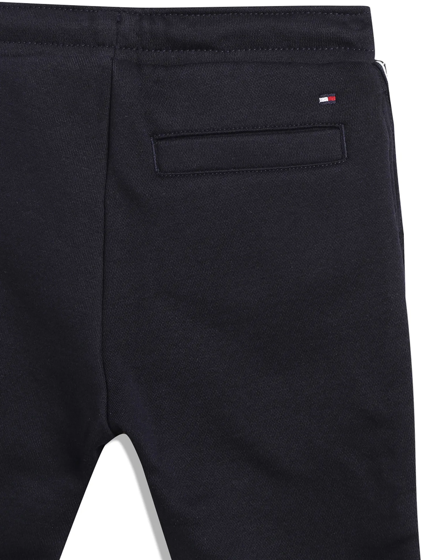 Tommy Hilfiger Kids Boys Mid Rise Logo Tape Joggers