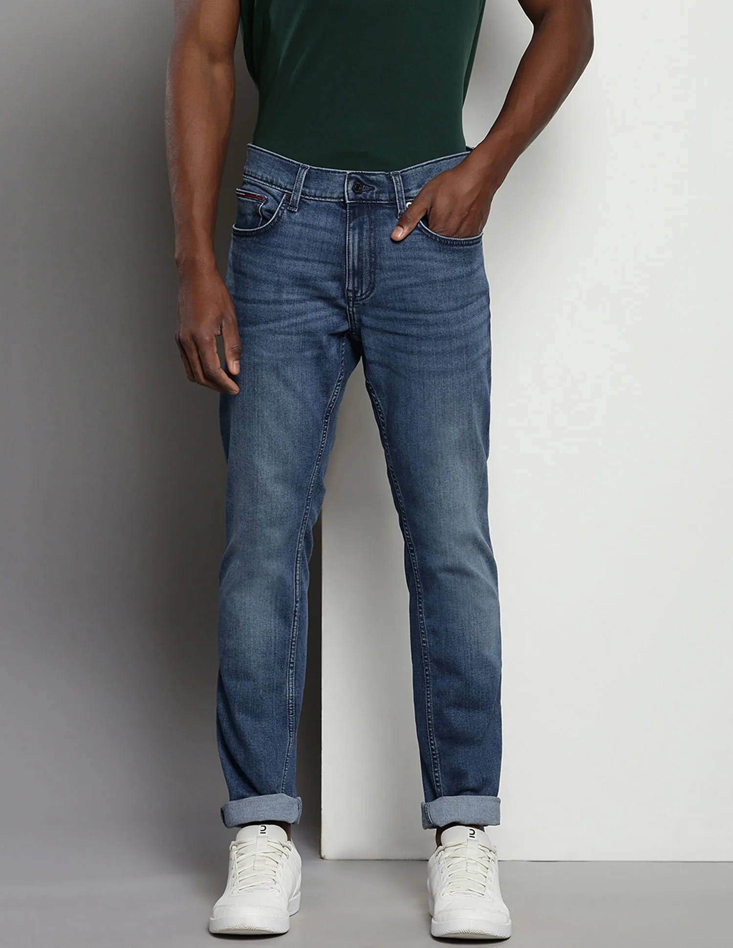 Tommy Hilfiger Scanton Slim Fit Stone Wash Jeans