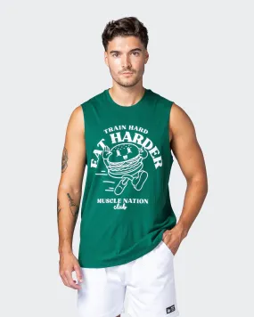 Train Hard Tank - Antique Green