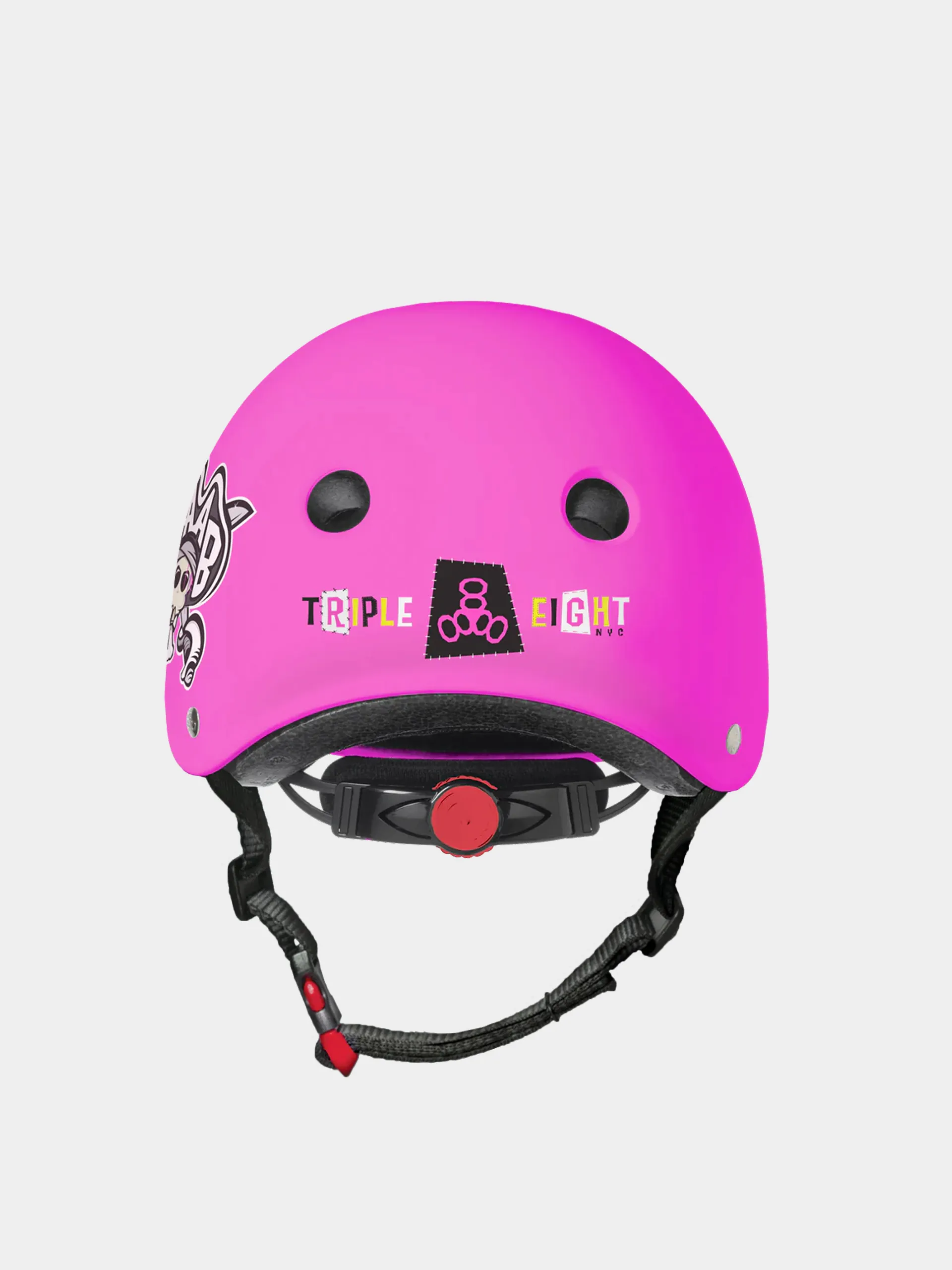 Triple Eight Helmet Lil 8 Staab Edition Dual Certified Helmet With Eps Liner JR (neon pink)