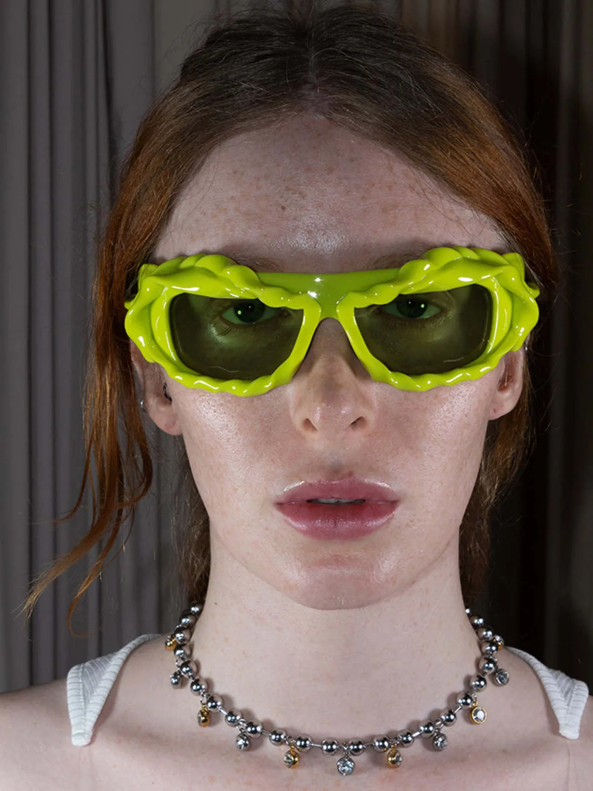 Twisted Sunglasses - Acid Green