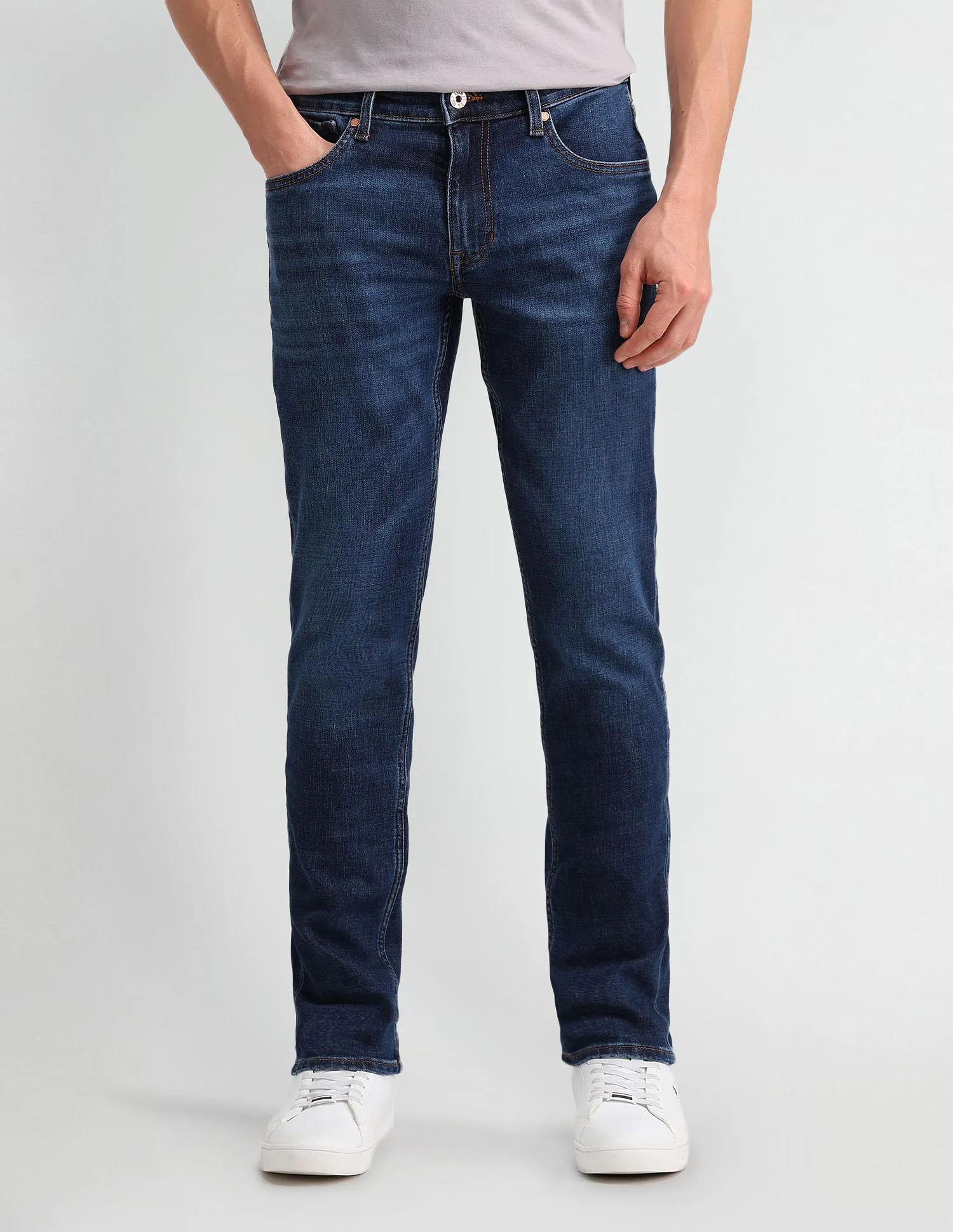 U.S. Polo Assn. Denim Co. Brandon Slim Tapered Blue Jeans