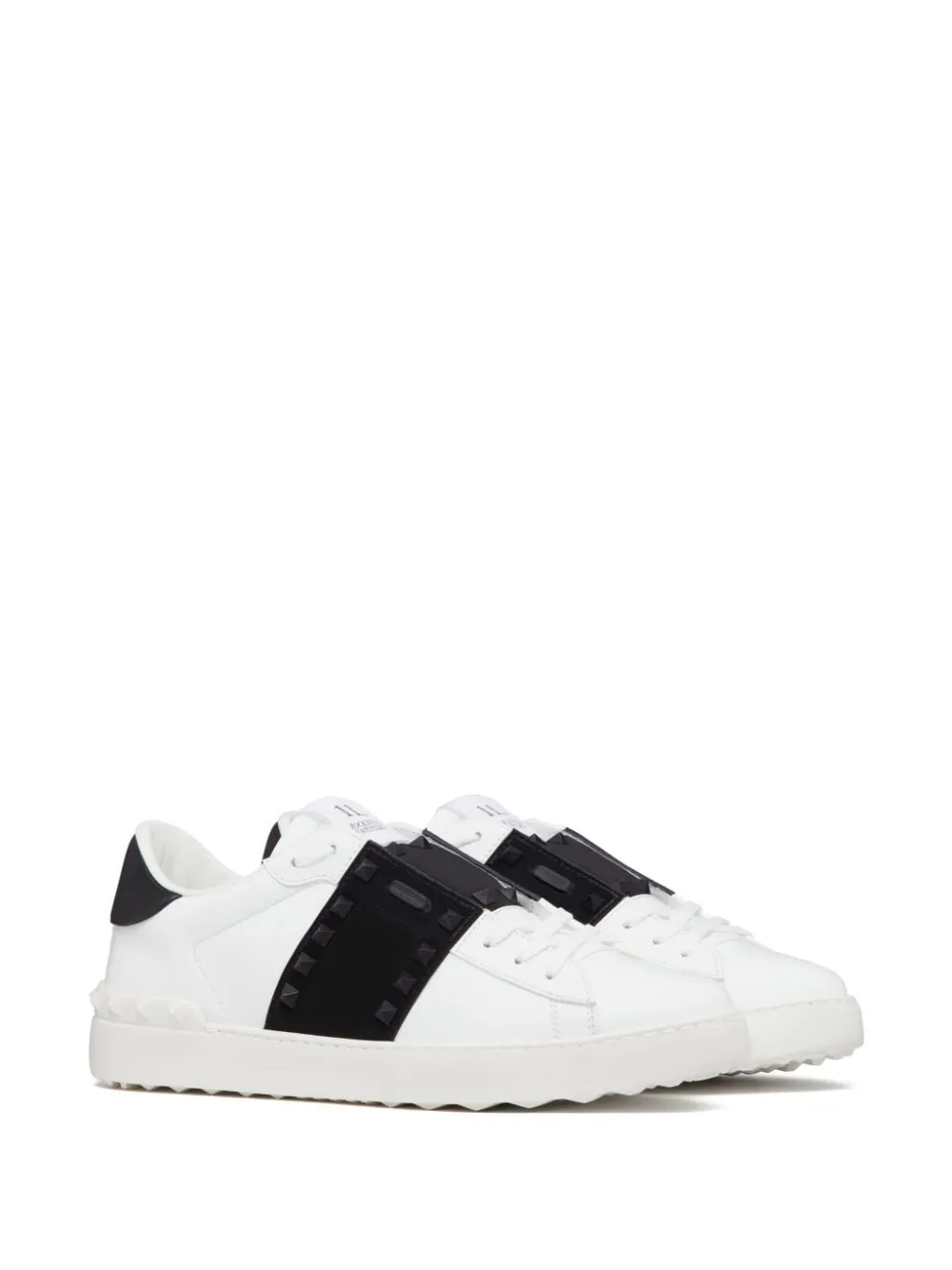 Valentino Garavani    Valentino Garavani Rockstud Untitled Leather Sneakers