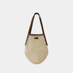 Vanessa Bruno  Filet Shoulder Bag - Vanessa Bruno - Cotton - Beige