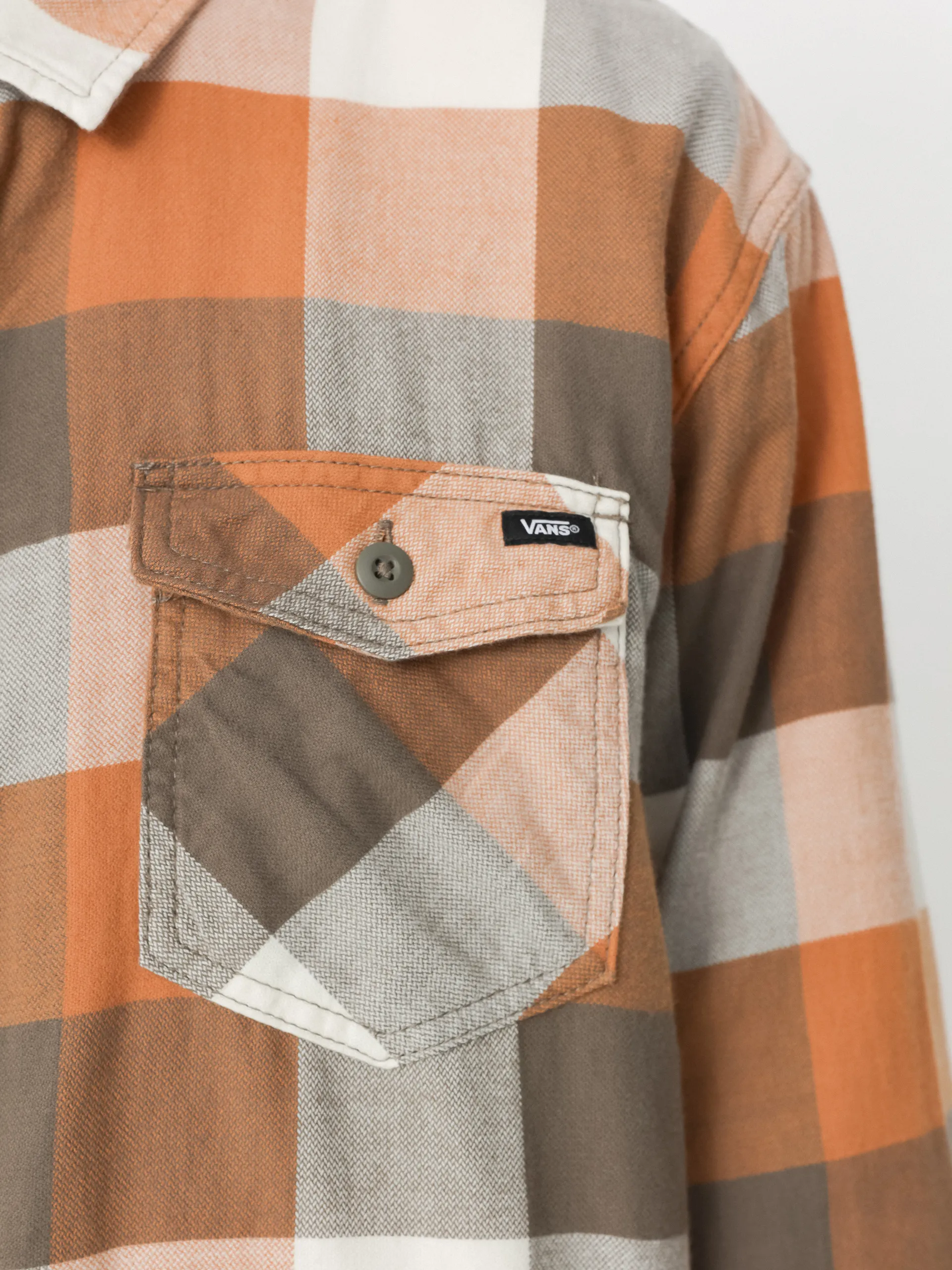 Vans Box Flannel Classic Shirt (bungee cord/brown sugar)