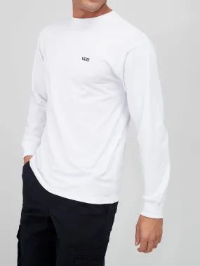 Vans Left Chest Hit Long Sleeve T-Shirt - White/Black