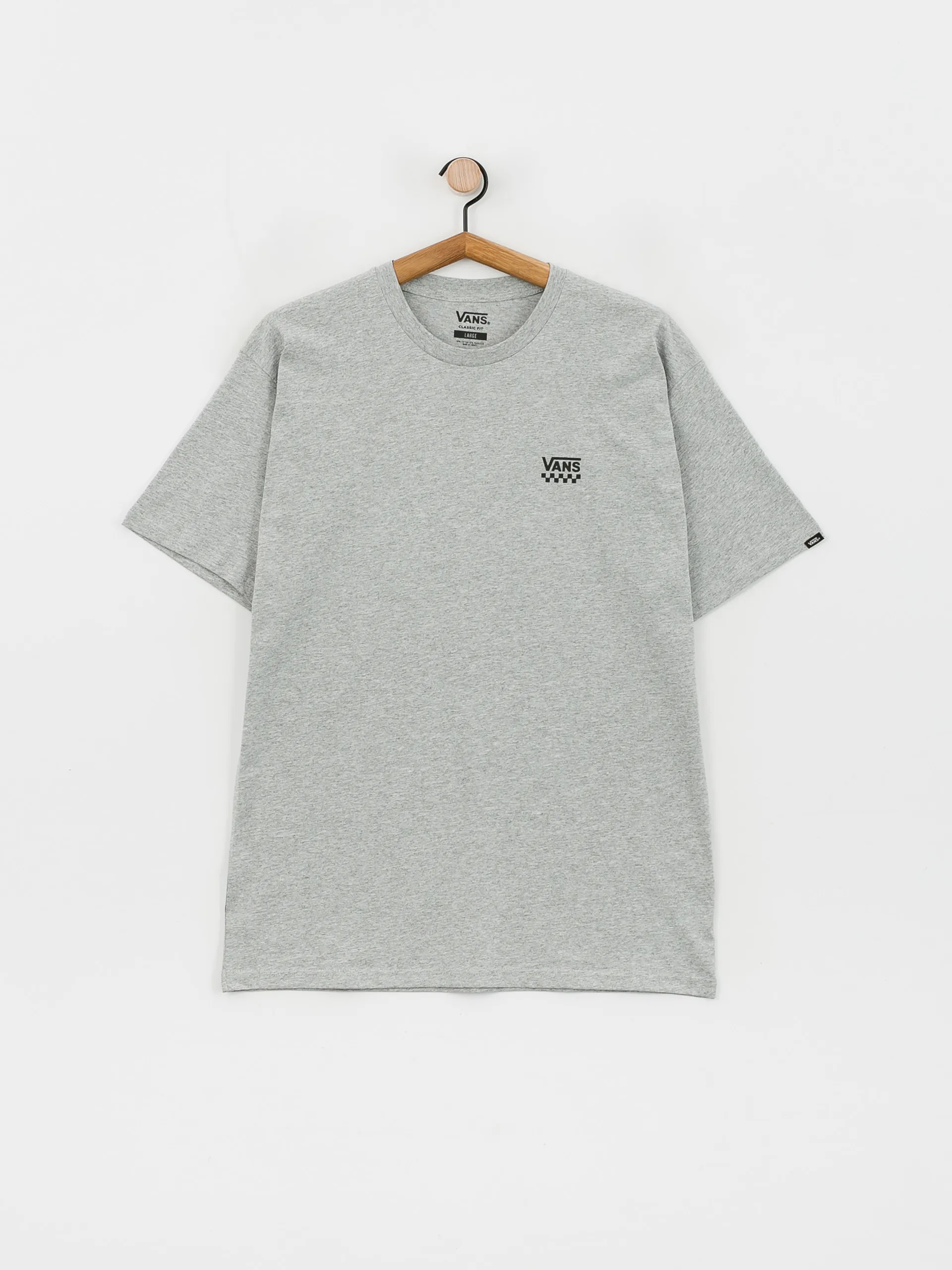 Vans Left Chest Logo II T-shirt (athletic heather/black)