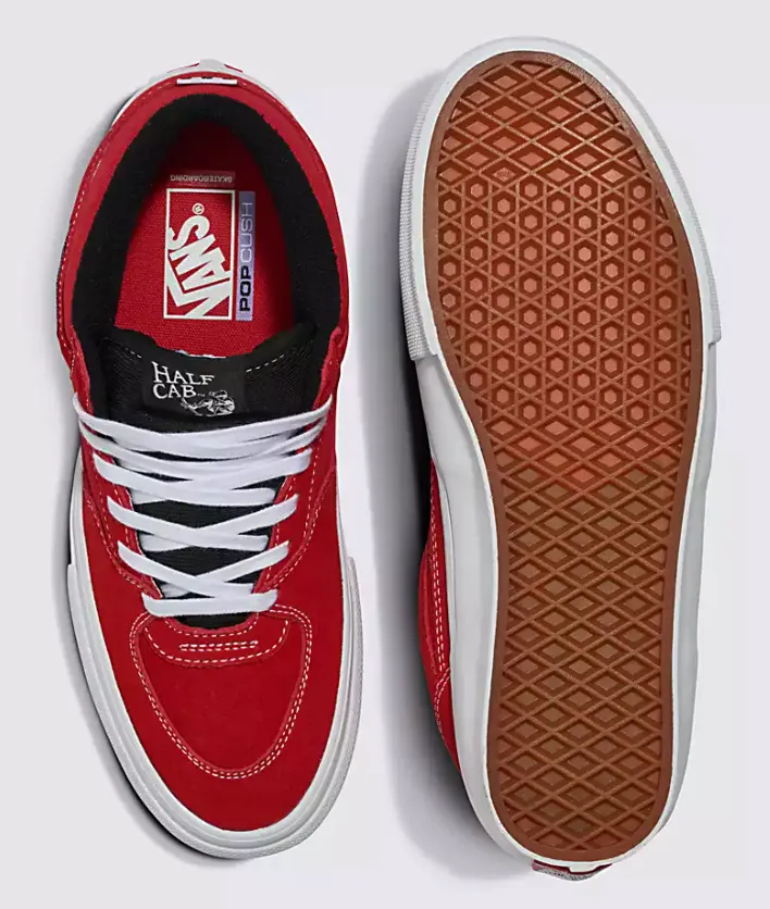 Vans Skate Half Cab (Red/White)