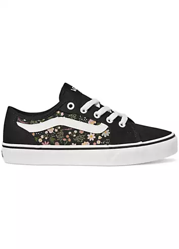 Vans Women’s Black Floral Filmore Decon Trainers | Kaleidoscope