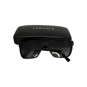 Versace- Black Bedazzled Sunglasses