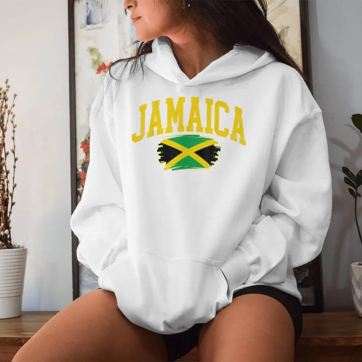 Vintage Jamaica Vacation Retro Jamaican Souvenir Women Women Hoodie