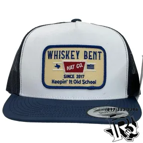 WHISKEY BENT HAT CO : BREWSKI NAVY WHITE