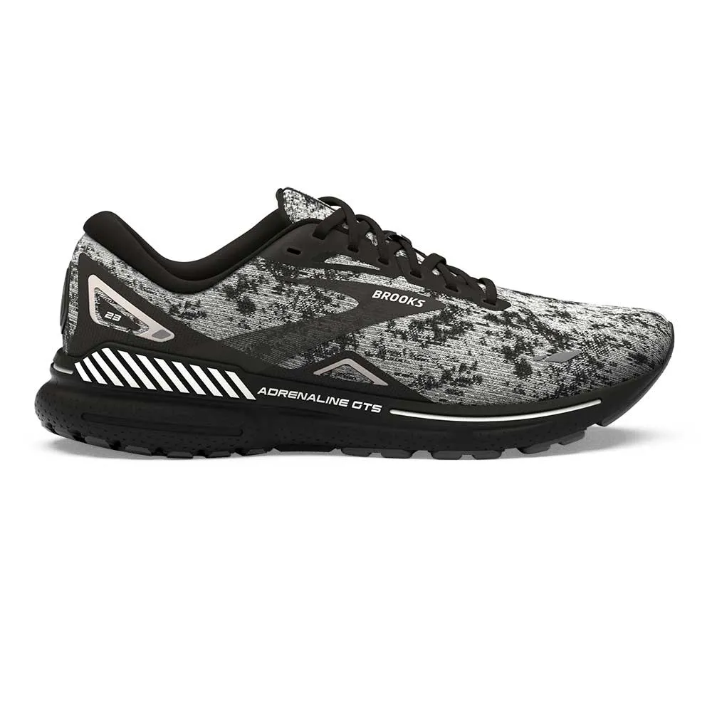 Women's Adrenaline GTS 23 Running Shoe - White/Grey/Black - Wide (D)