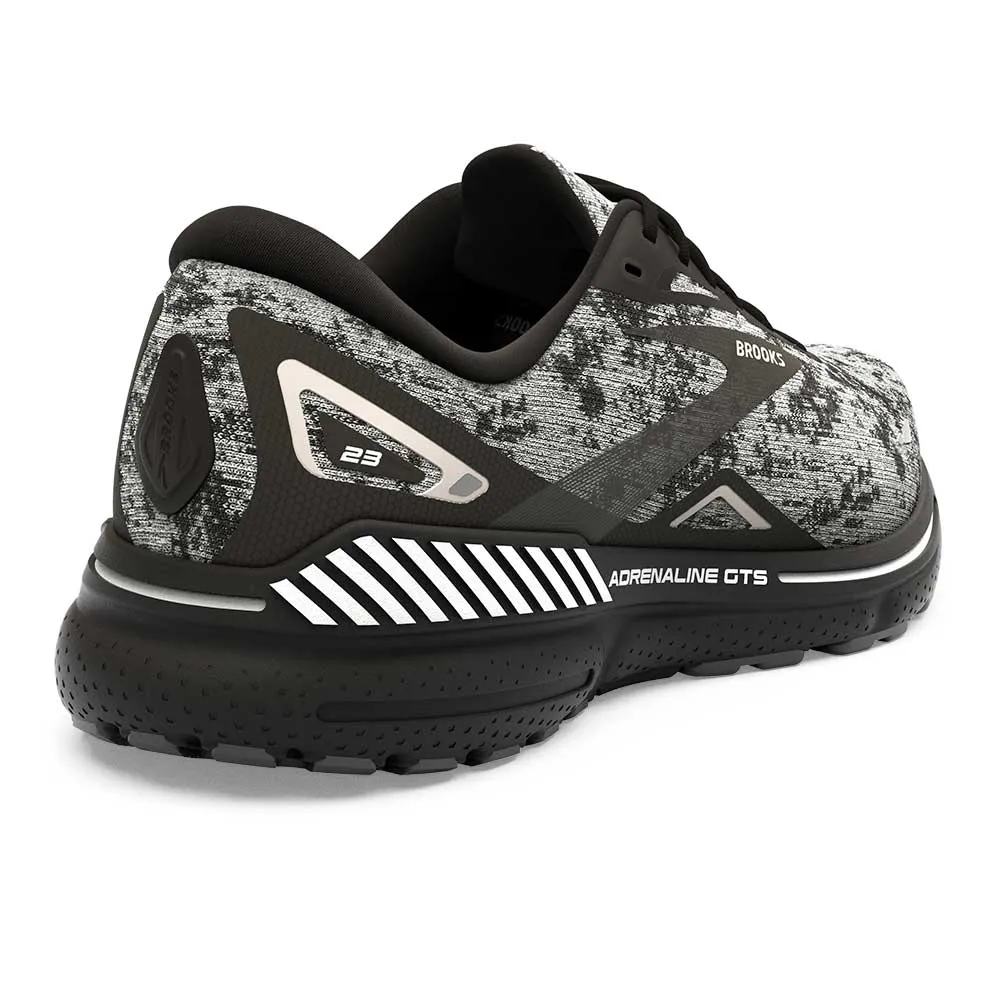 Women's Adrenaline GTS 23 Running Shoe - White/Grey/Black - Wide (D)