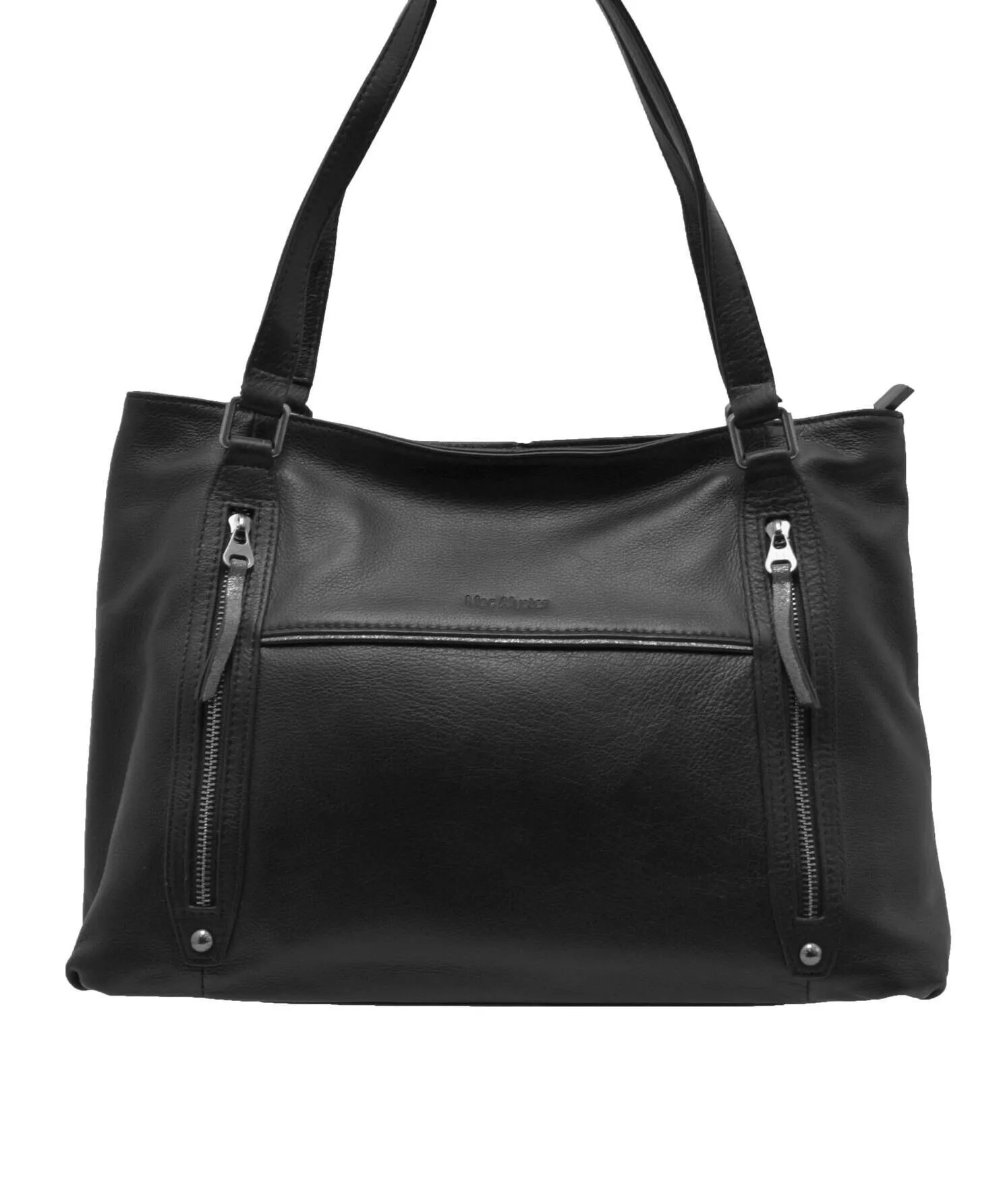 Women's black leather handbag syd bc 401