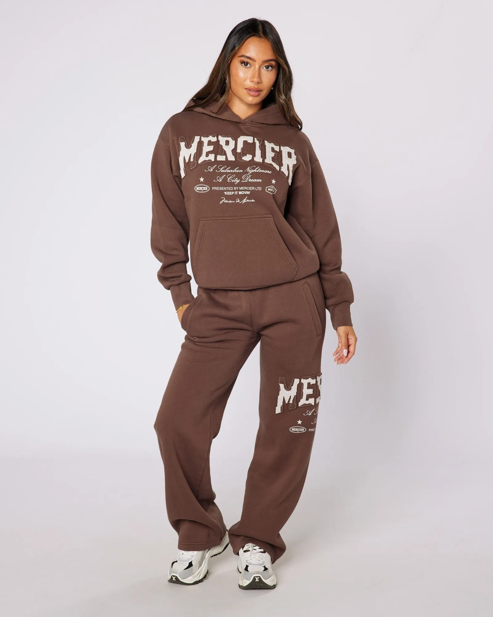 Womens Brown City Dreams Joggers