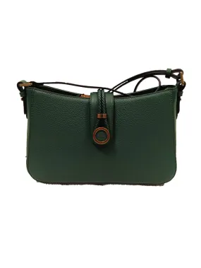 Women's green leather handbag jc 903