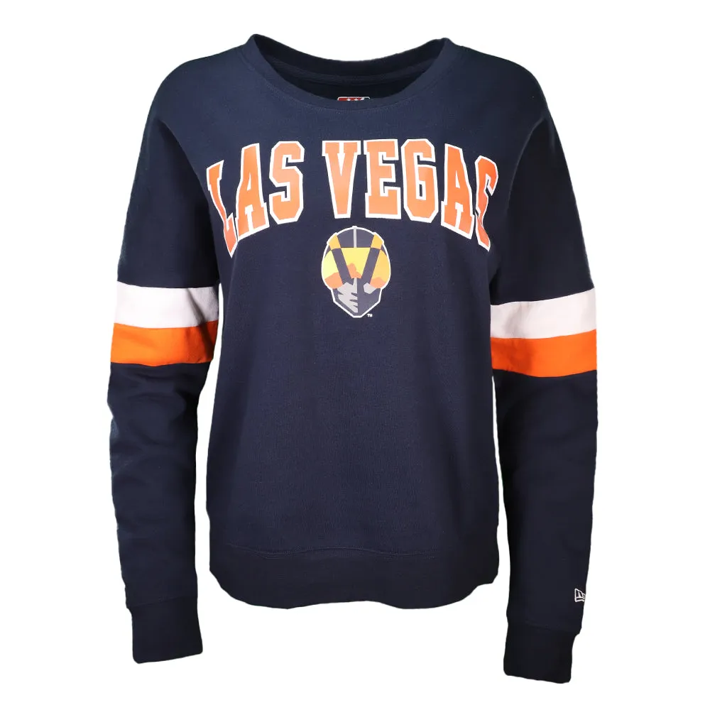 Women's Las Vegas Aviators New Era Las Vegas/Aviator Navy Crewneck Pullover