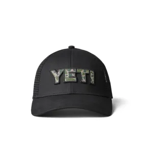 Yeti Camo Logo Badge Trucker Hat