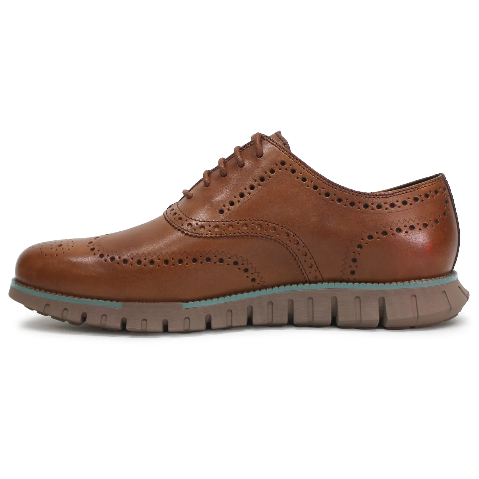 Zerogrand Remastered Wingtip Leather Men's Comfort Shoes - UK 9 - US 10 Men - EU 43